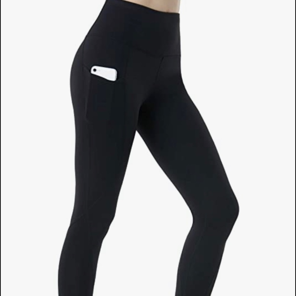 Fashion women’s cell phone pocket high waist yoga leggings